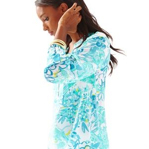 Lilly Pulitzer Elsa Top Resort White In A Pinch XS